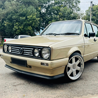 Jantes forgées en alliage d'aluminium mat argenté à 2 pièces et multi-rayons de qualité stable pour Volkswagen Golf Mk2