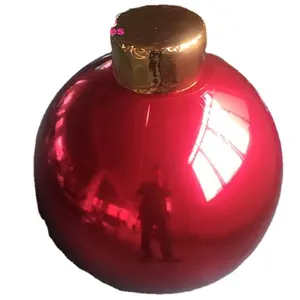 كرة ديسكو قابلة للنفخ للمناسبات كرة مرآة كروية ديكور كبير بالونات حمراء عملاقة من كلوريد البولي فينيل مخصصة 1