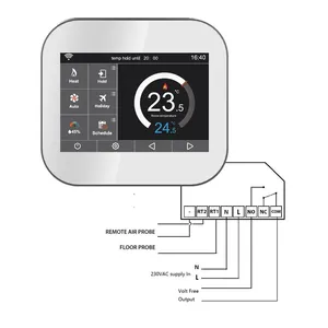 Bộ Điều Nhiệt Thông Minh Có Thể Lập Trình Hàng Tuần Qua Ứng Dụng WiFi