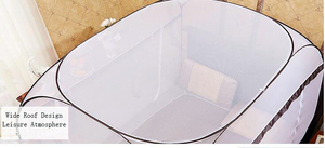 Tienda de campaña plegable de 3 puertas para mosquitos, dosel de gran tamaño para protección contra insectos, red para todas las estaciones - Product Image 2