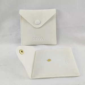 Bolsa de Joyería Personalizada con Logotipo, Bolsa de Joyería de Microfibra de Gamuza, Bolsa de Embalaje para Joyería, Bolsa de Regalo para Joyería - Product Image 2