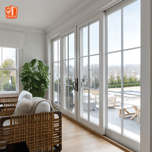 무거운 슬라이딩 도어 알루미늄 베란다 파티오 슬라이딩 도어 유리 리프트 슬라이딩 도어 - Product Image 2