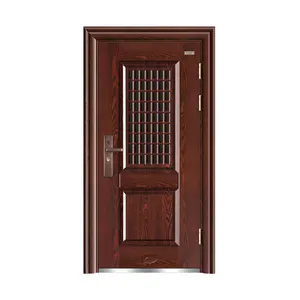 Phipulo Latest Design Cheap Price Luxury Style Hot Sale Exterior Security Steel Metal Door