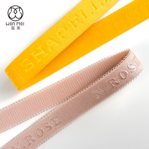 ファッションプリントソフトジャカードスパンデックス/ナイロン弾性バンドカスタム格安卸売ショルダーストラップブラ無料サンプル - Product Image 4