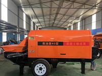 Pompe à béton diesel adaptable au site, équipement puissant pour projets de construction