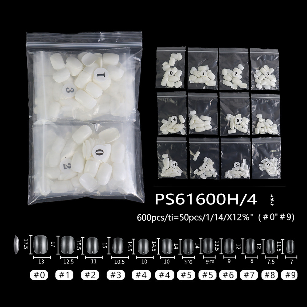 Porcelain white -600 pieces in bags