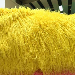 Pelliccia Sintetica di Lama a Pelo Lungo e Riccio, Venduta a Metro, Prodotta in Cina - Product Image 4