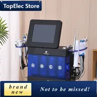 Appareil portable 14-en-1 Hydra Water Peeling pour le raffermissement du visage, la dermabrasion, le soin de la peau, le nettoyage en profondeur et l'oxygénation hydro.