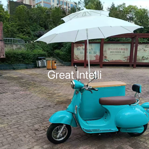 Tricycle de vente ambulante à prix d'usine pour jus, boissons froides, bière, chariot à glaces, bar mobile à 3 roues - Product Image 5