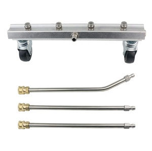 Nettoyeur <span class=keywords><strong>haute</strong></span> <span class=keywords><strong>pression</strong></span> pour châssis de voiture SS 4000 PSI, 3 brosses, outil de nettoyage sous le véhicule - Product Image 1