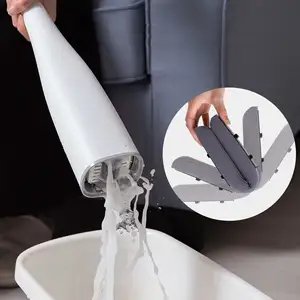 2023 Hand-free sponge mop household absorbent cotton head bathroom lazy squeeze vertical mop cleaning wholesale