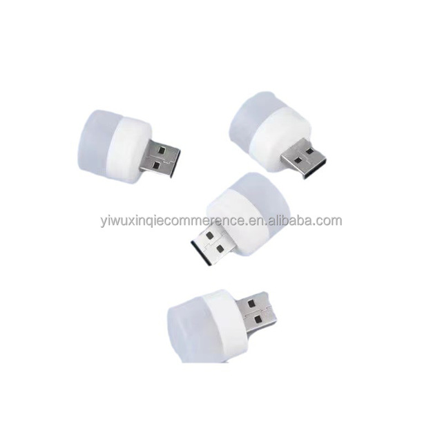 Mini USB Bulb Shape LED Light USB Night Light Power Bank Portable  Light Laptop