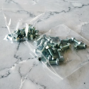 Pochettes refermables en LDPE écologiques et recyclables de qualité supérieure avec fermeture à glissière pour le stockage d'objets de petite taille - Product Image 1