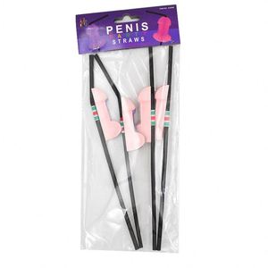 หลอดกระดาษรูปอวัยวะเพศชายสำหรับงานปาร์ตี้สละโสด แพ็ค 4 ชิ้น - Product Image 2