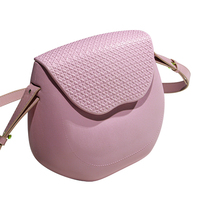 Sac bandoulière YM en cuir imperméable et EVA, mini sacoche mignonne en forme de gourde, couleur bonbon, 21x19cm pour femme