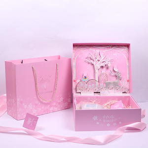 Sang trọng tùy chỉnh in hiển thị cứng nhắc sinh nhật sáng tạo bất ngờ bao bì mong muốn thẻ 3D Pop Up Hộp quà tặng cho trẻ em - Product Image 5