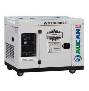 Im lặng xách tay máy phát điện diesel 10KVA 8KW Single phase 50/60Hz tự động bắt đầu với <span class=keywords><strong>10KW</strong></span> công suất định mức 220V DC đầu ra phát điện - Product Image 5