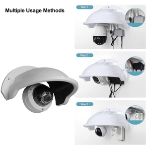 Phụ kiện giám sát màu đen phổ quát <span class=keywords><strong>Camera</strong></span> An Ninh che mưa che chắn mái Bảo vệ thời tiết cho máy ảnh ngoài trời - Product Image 4