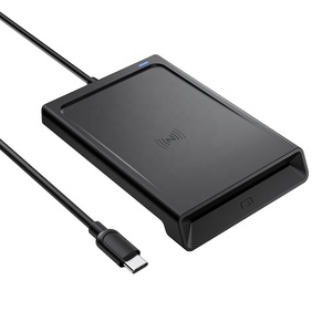 เครื่องอ่านบัตรสมาร์ทการ์ดแบบสัมผัสและแบบไร้สัมผัส รองรับ USB สองอินเทอร์เฟซ รองรับมาตรฐาน ISO7816 สำหรับชิป NFC IC ID และบัตรเครดิต - Product Image 5