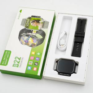 Montre connectée 4G AMOLED Android 2026 B22 avec suivi de fréquence cardiaque et de sommeil, appels vidéo, TikTok/Facebook/<span class=keywords><strong>Twitter</strong></span>/<span class=keywords><strong>WhatsApp</strong></span>, IP67/IP68, carrée - Product Image 6