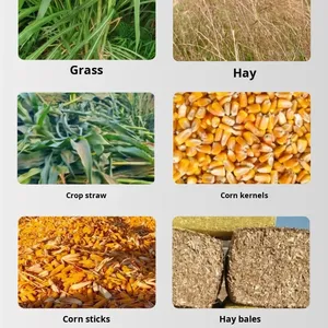 Futter brecher Silage futter Mais brecher Absack Stroh brecher für Tierfutter Ballen pressen Grass chl eifer Spreu schneider Maschine - Product Image 2