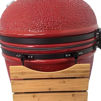 KIMSTONE 28 pouces de pierre motif multifonctionnel grande capacité Kamado Grill légumes Pizza et viande peuvent tous être grillés