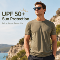 JENI Festival Travel 150gsm Heren Functioneel Shirt Snel Droogend Ademend UV-Beschermend Top voor Vakantie Evenementen