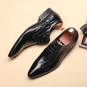 Zapatos Oxford de Vestir para Hombre, de Cuero Genuino, con Punta en Pico, con Cordones, de Color Sólido, Formales, para Todas las Temporadas, Envío Directo - Product Image 5