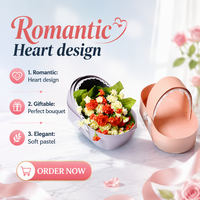 Boîte cadeau en forme de berceau pour bébé pour la Saint-Valentin, en papier recyclé, avec nœud papillon, boîte rigide