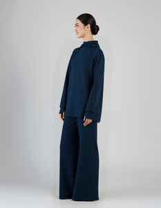 Ensemble de sweat-shirt décontracté pour femme musulmane, en coton, respirant, service personnalisé OEM, Borong Pukal Jahit Pukal Kilang OEM - Product Image 4