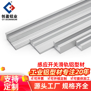 Aluminum Profiles 6063 Alloy 6*9U 8*11F 8*21F Type Industrial Mounting Rails Anodized Surface Treatment - Product Image 4