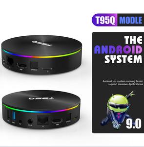 Nuovo arrivo Android 9.0 TV box T95Q <span class=keywords><strong>KD</strong></span> 18.0 Dual Band 5G wifi B T Amlogic S905X3 quad core tv box T95 - Product Image 6