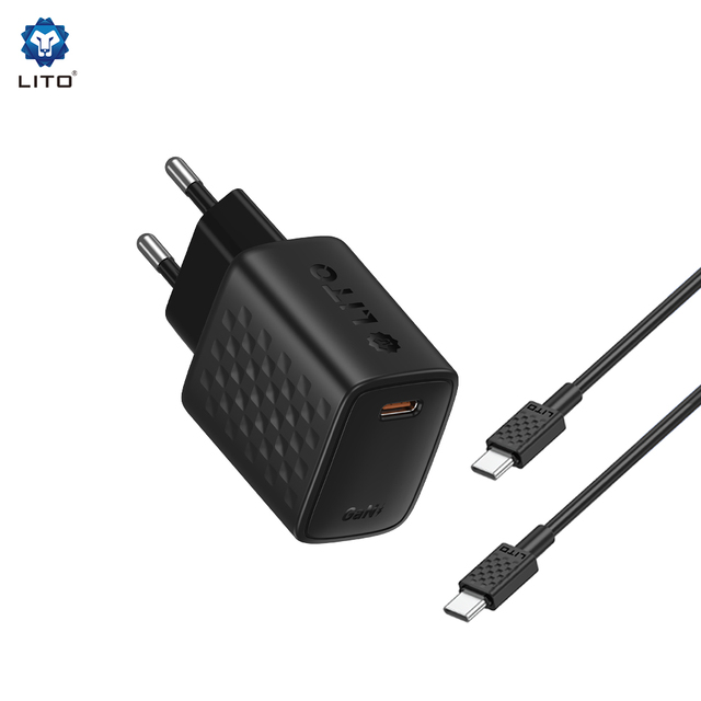 Manufacturers of Original Mobile Phone 30w Mini Gan Fast Type c Charger with Type c Cable for iphone Android