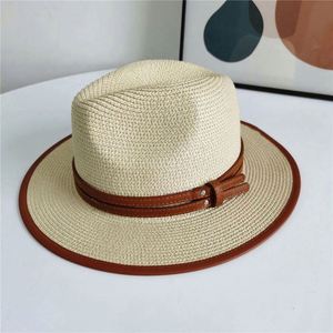 Style Fashion <b>for</b> Women and <b>Men</b> Casual Sun Visor Beach Summer Sunscreen Fedora <b>Hat</b> <b>Straw</b> - Product Image 3