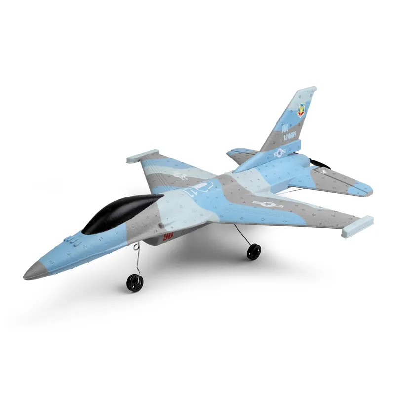 EPT Wltoys en kaliteli 2.4G 3 kanal F16 uzaktan kumanda helikopter Rc uçak savaş uçağı uçak uçan Model oyuncak satılık