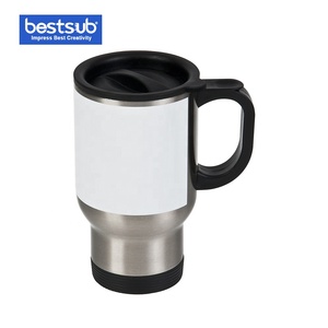 Personalizado sublimación poderoso de acero inoxidable vaso de café taza de viaje B4QC1 - Product Image 2