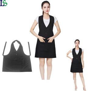 ผ้ากันเปื้อนสำหรับช่างตัดผมเครื่องแบบสีเฉพาะสำหรับร้านทำ<span class=keywords><strong>ผม</strong></span>สไตล์เกาหลี - Product Image 1