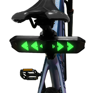 Luz led electrónica para bicicleta, pantalla inteligente programable por aplicación, para motor - Product Image 4