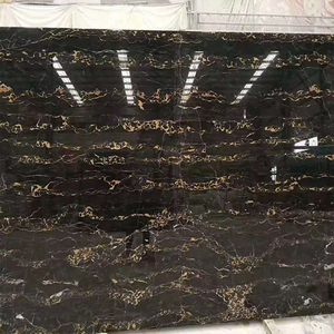 แผ่นกระเบื้องหินอ่อน TMZ Nero portoro แผ่นพื้นขัดภายในและพื้นทันสมัยสำหรับตกแต่งโรงแรม - Product Image 5