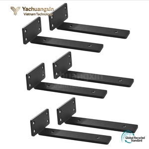 Modern Style Heavy Duty Triangle <b>Bracket</b> <b>Steel</b> Shelf <b>Brackets</b> 2mm Thick Furniture Metal TV Hanging <b>Angle</b> Code Hardware for - Product Image 6