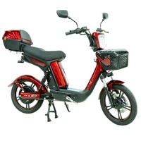 DISIYUAN 350W 18 pouces Mini tourbillon usine ventes directes cadre en acier matériel batterie au Lithium cyclomoteur vélo électrique