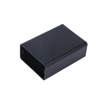 Boîtier de commande électronique OEM 60*44*23mm en alliage d'aluminium 6063-T5 anodisé extrudé IP54, petit boîtier d'amplificateur de puissance