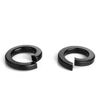 Rondelle ronde plate d'acier au carbone de norme nationale M3-M42 la finition noire de zinc avec l'ouverture de verrouillage de ressort de fil