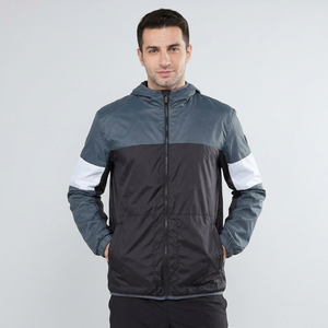 Custom Men's Eco-Friendly <b>Hooded</b> Windbreaker Puffer <b>Jacket</b> Winter Waterproof <b>Soft</b> <b>Shell</b> Streetwear Front 2026 Design High - Product Image 1