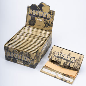 Papel de fumar de marca de combustión lenta, delgado, de cáñamo orgánico, tamaño King, diseño personalizado para tabaco - Product Image 2