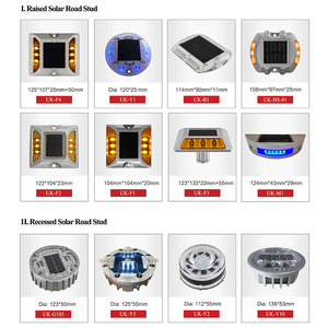 Đèn Đánh Dấu Đường Năng Lượng Mặt Trời Bằng Nhựa LED Chất Liệu PC Siêu Mỏng Đèn Đánh Dấu Bước Chân Mặt Đường Không Vít An Toàn Cho Mắt Mèo - Product Image 6