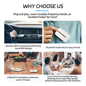Routeur WiFi mobile 4G portable Déverrouillage USB WiFi <span class=keywords><strong>Hotspot</strong></span> de poche Fréquence 2.4G Prise en charge du pare-feu QoS pour une utilisation en extérieur Nouveau - Product Image 5