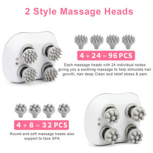 Meilleure qualité Mini masseur de tête portable et étanche masseur électrique rechargeable pour le cuir chevelu et le corps pour le traitement du cou et du corps - Product Image 5