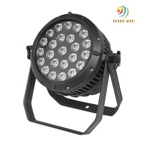 Luz <span class=keywords><strong>Disco</strong></span> para Exteriores, 24 Piezas, 3 en 1, 4 en 1, 5 en 1, 6 en 1, 10w/15w/18w, RGBW/RGBWA/RGBWA+UV, Luz LED PAR, Resistente al Agua - Product Image 1