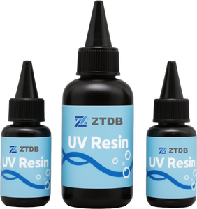 Résine UV transparente pour artisanat DIY, durcissement rapide, pour la fabrication de bijoux faits main, remplissage de couleur, polymérisation UV - Product Image 1